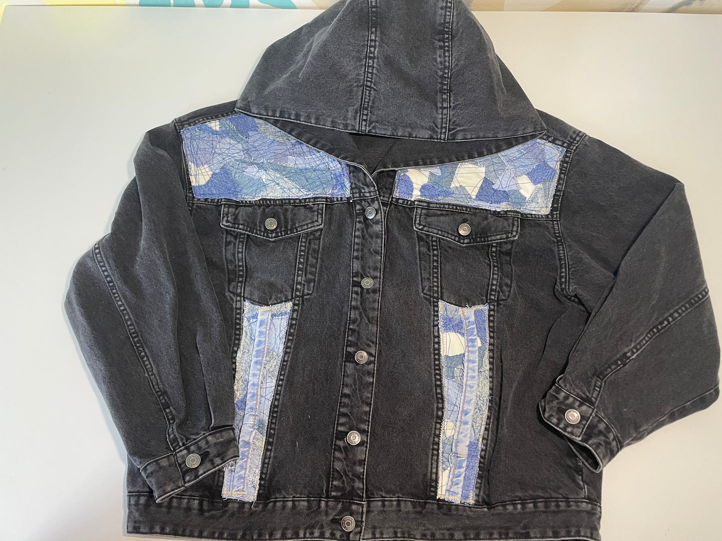Hooded Denim Jacket (XL)