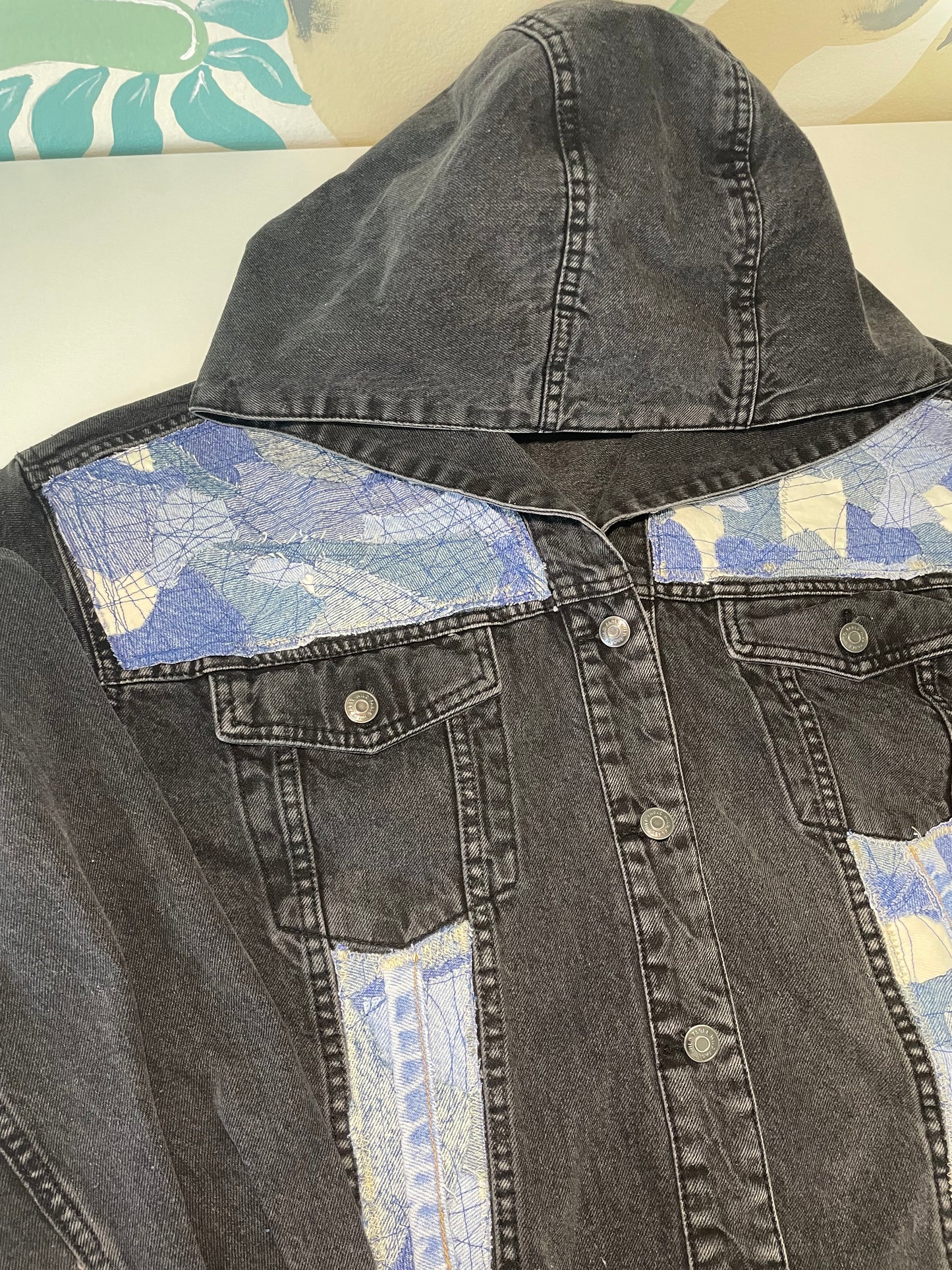 Hooded Denim Jacket (XL)