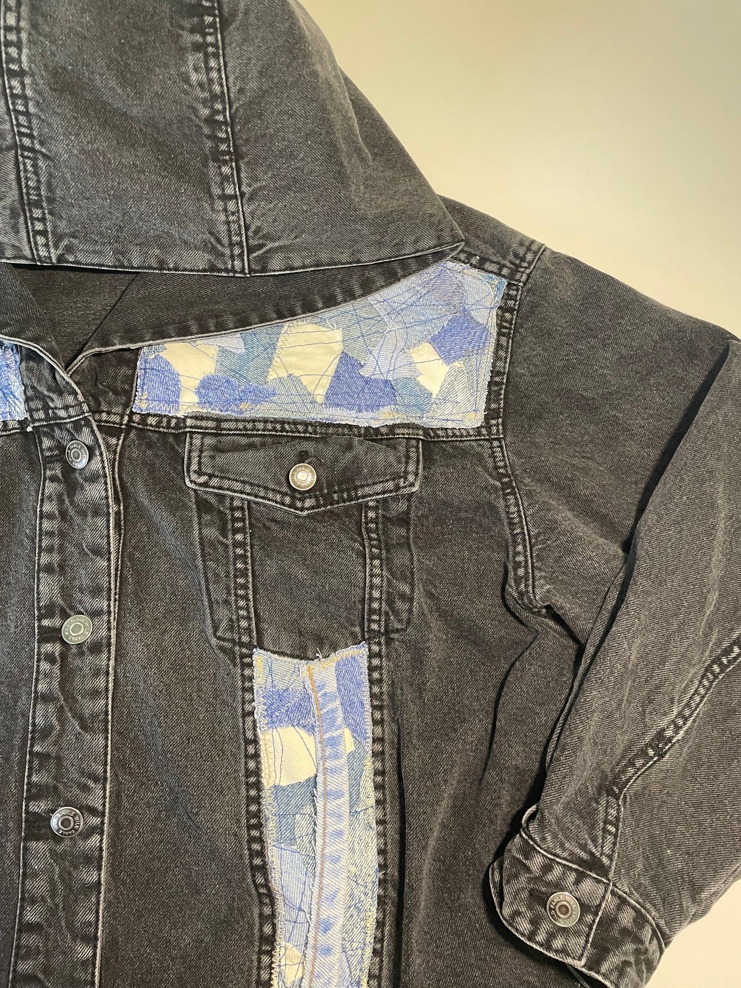 Hooded Denim Jacket (XL)