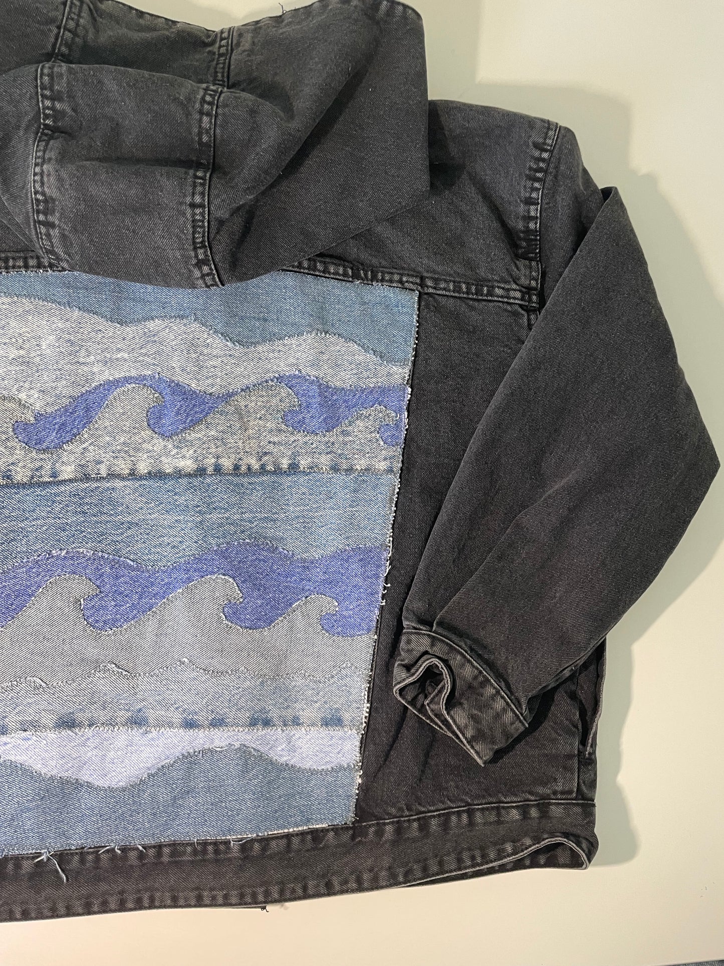 Hooded Denim Jacket (XL)