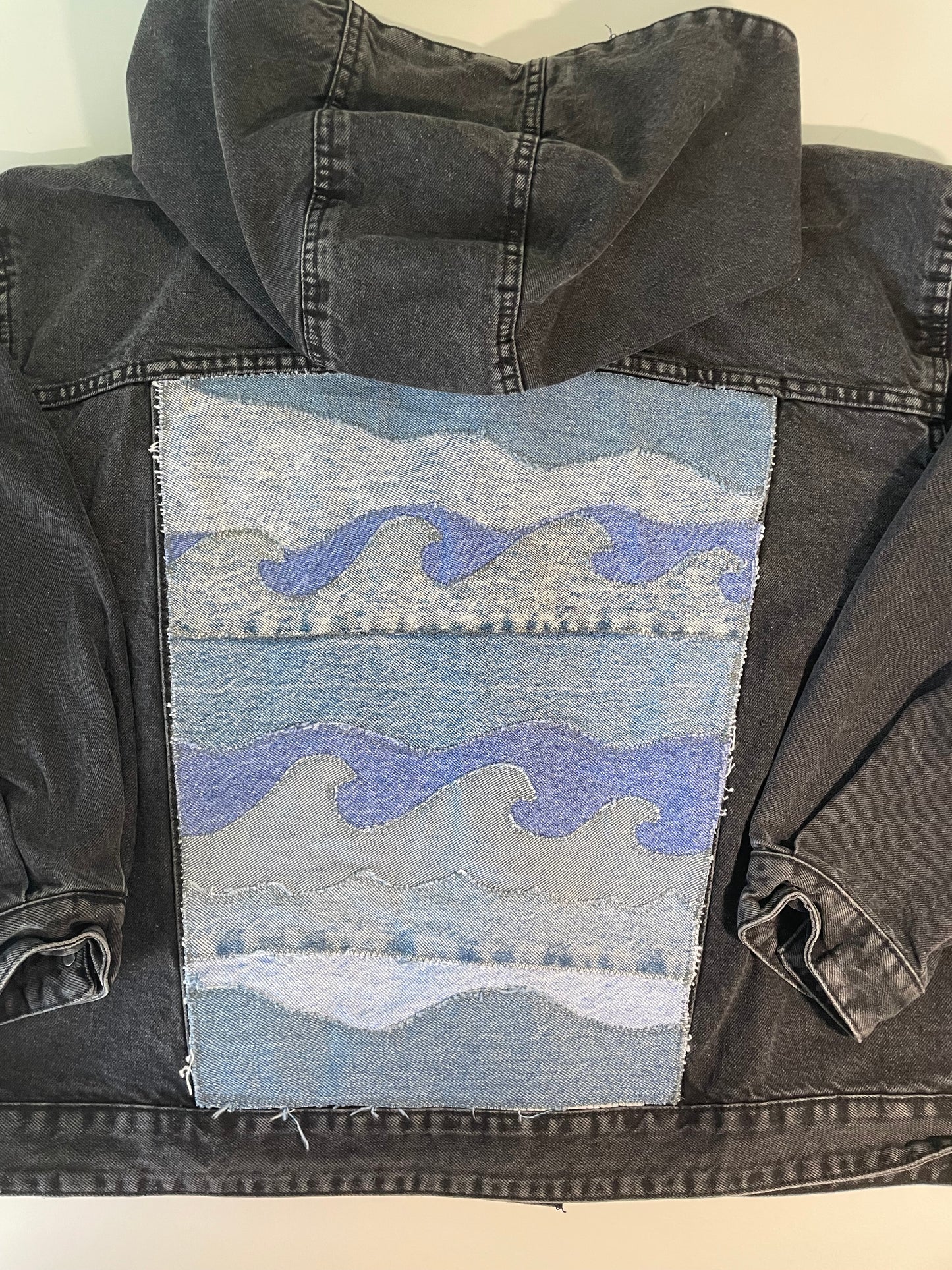 Hooded Denim Jacket (XL)