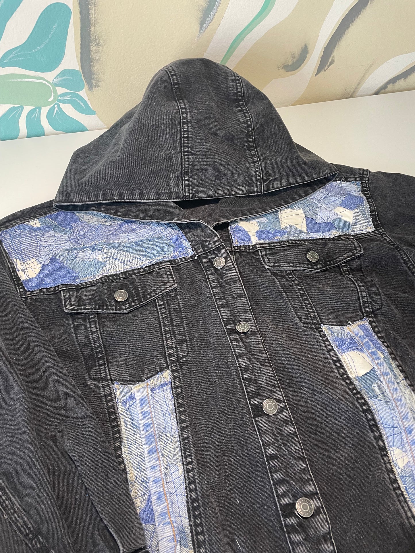 Hooded Denim Jacket (XL)