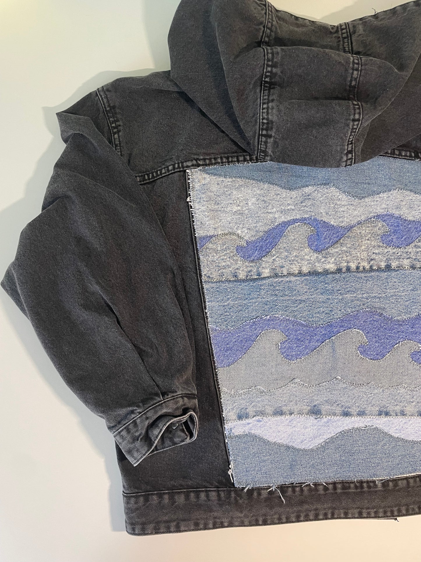 Hooded Denim Jacket (XL)