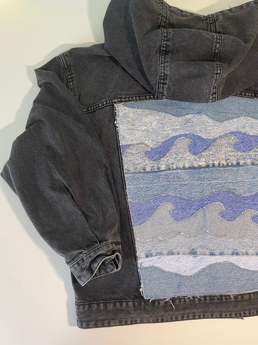 Hooded Denim Jacket (XL)