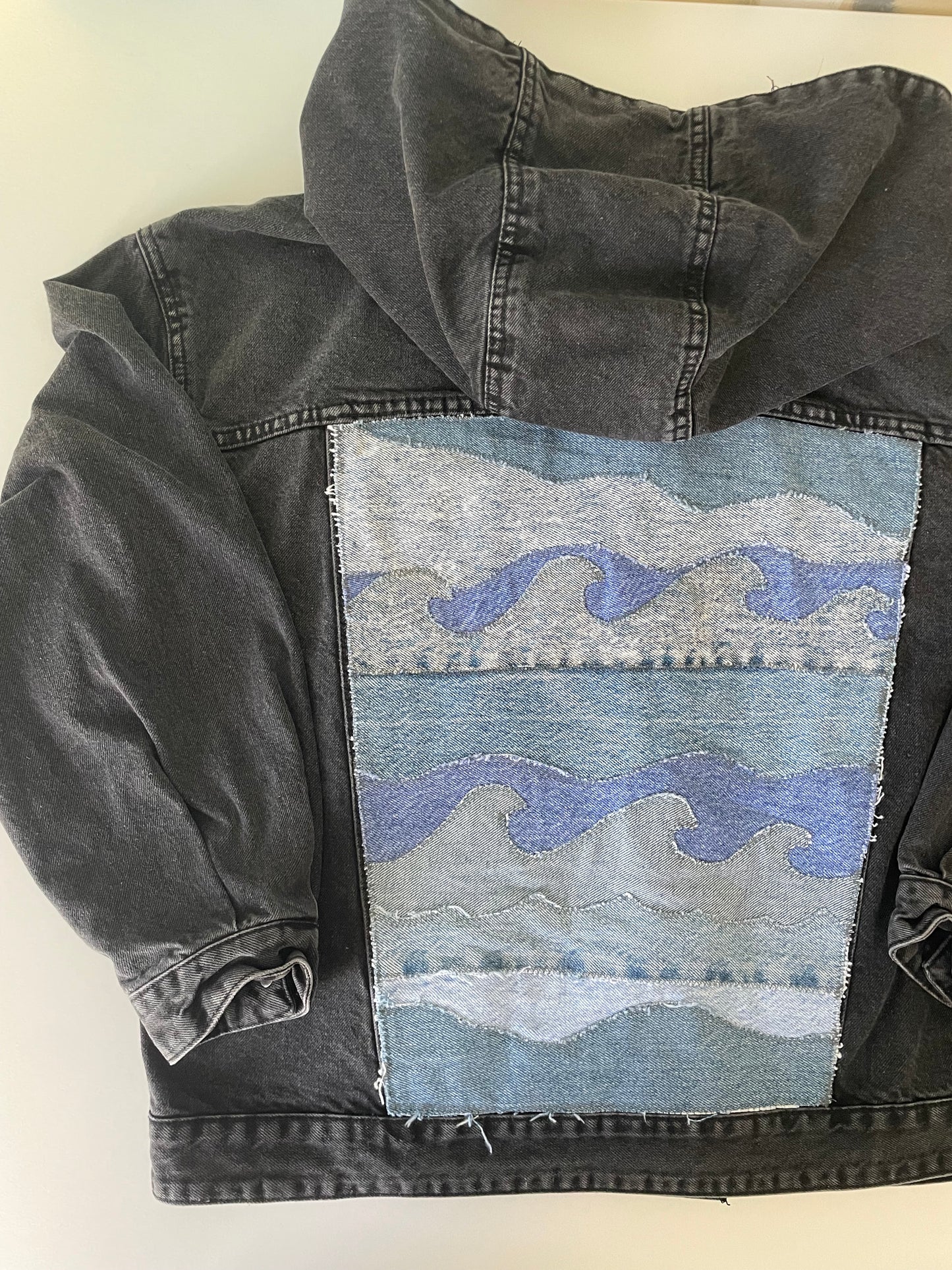 Hooded Denim Jacket (XL)