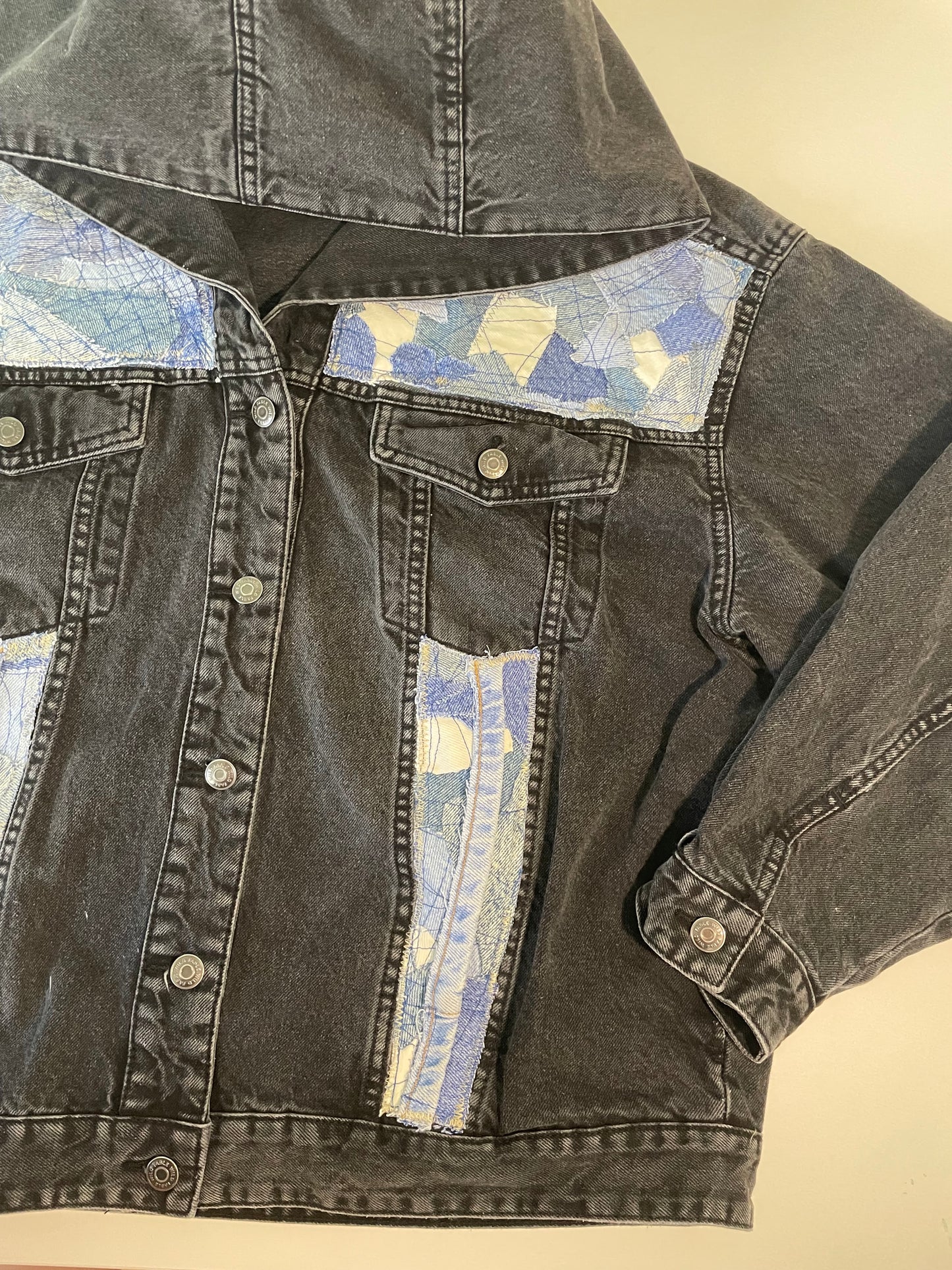 Hooded Denim Jacket (XL)