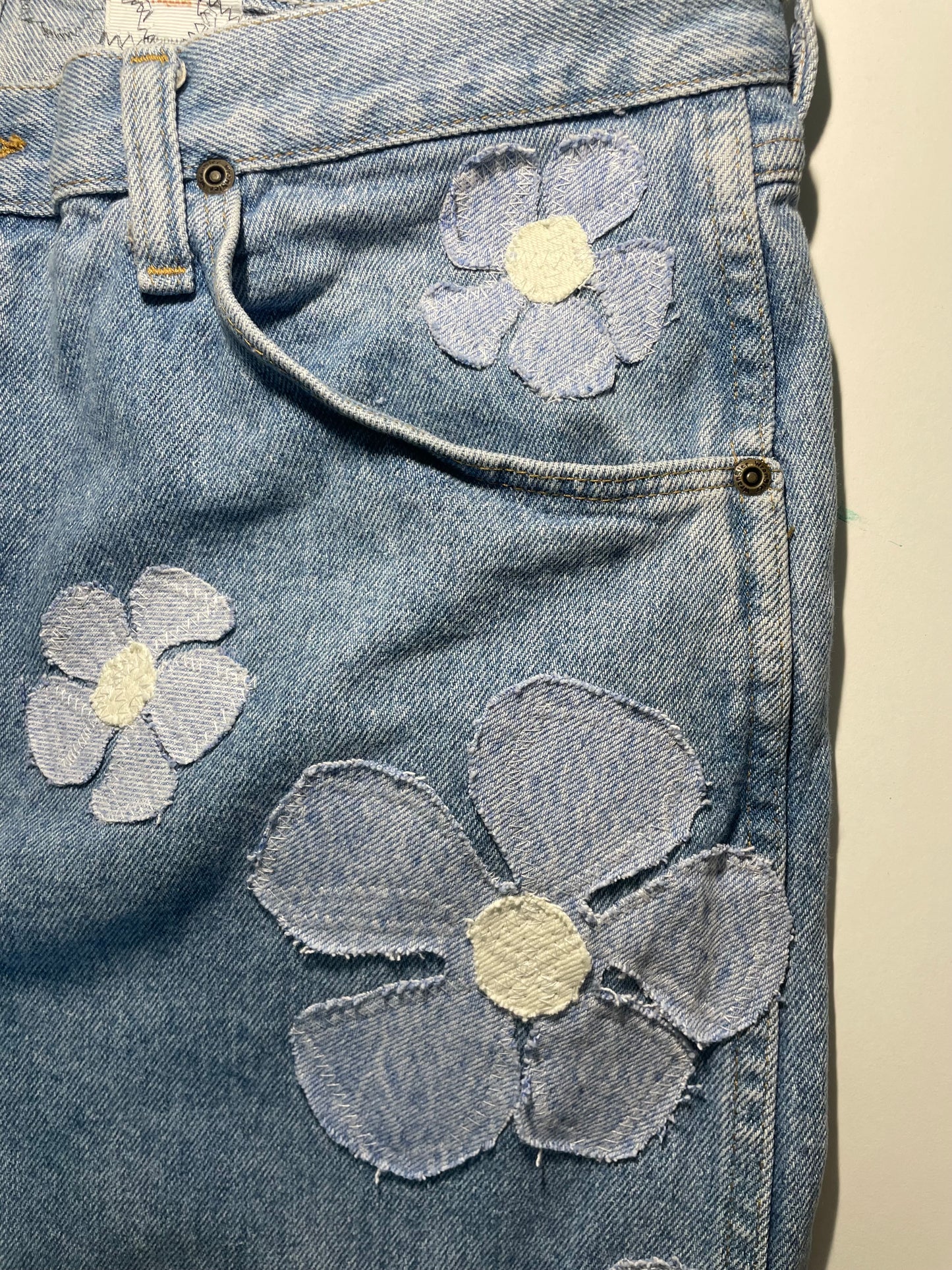 Flowered Wranglers (36x34)