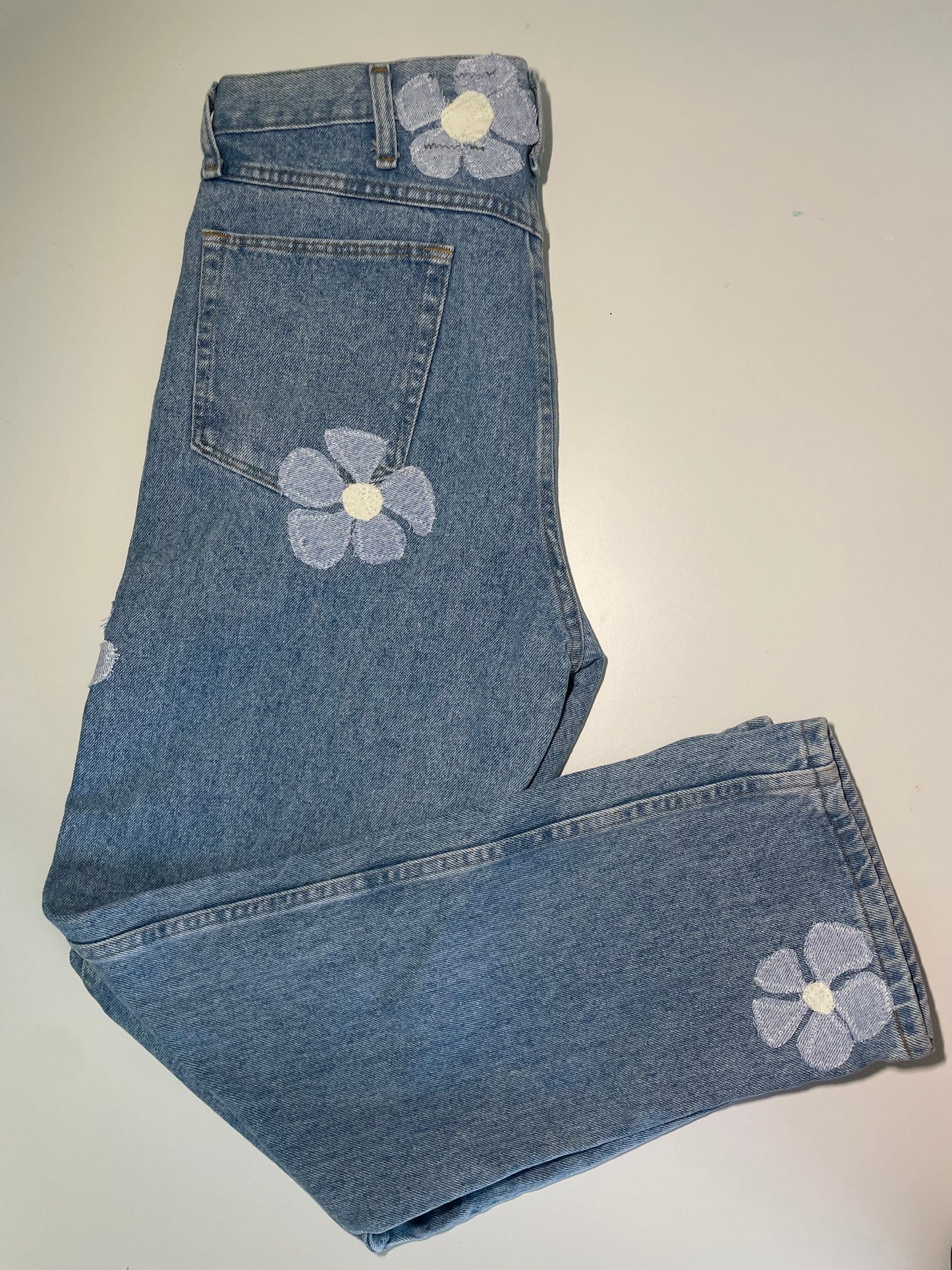 Flowered Wranglers (36x34)