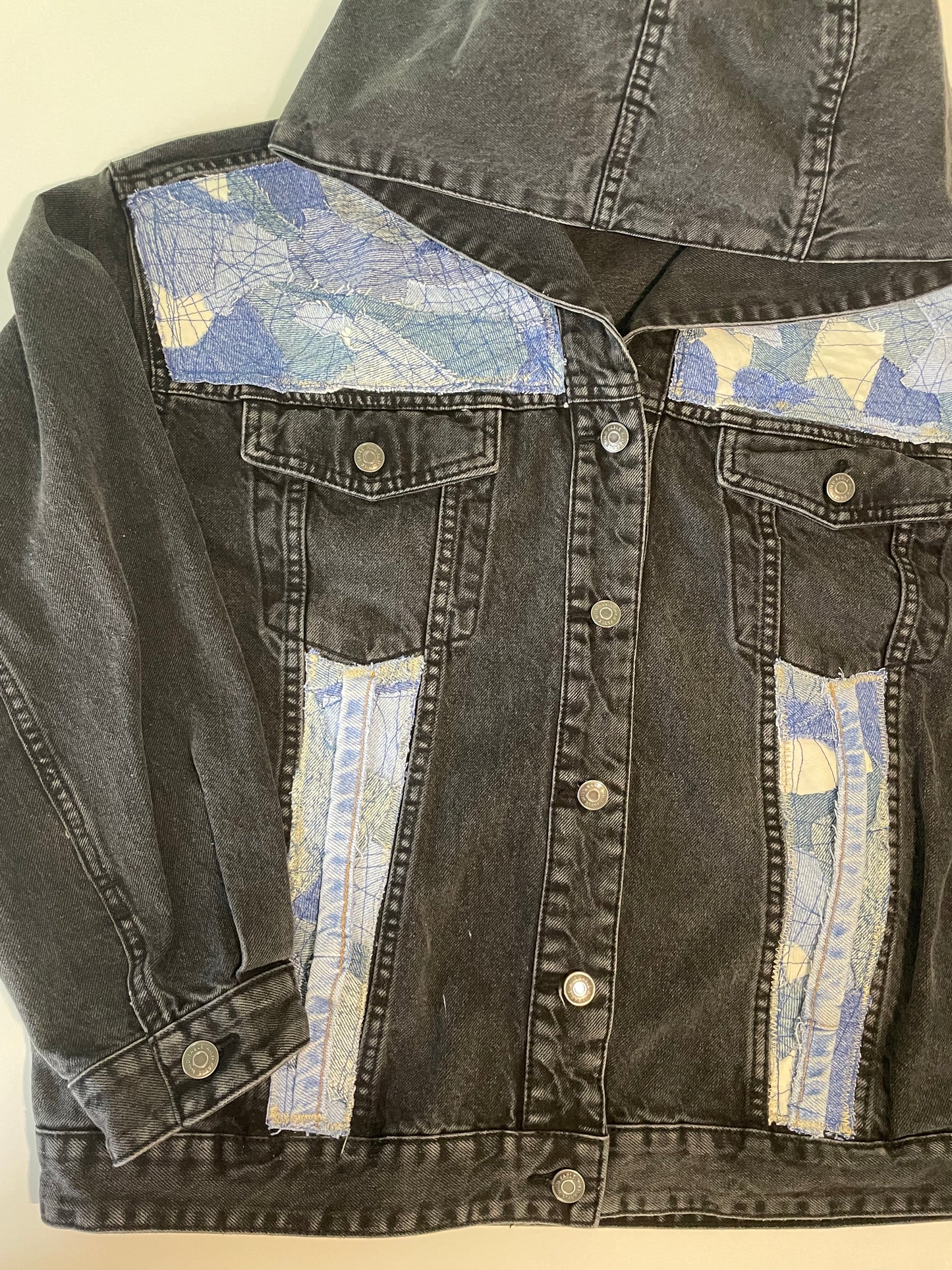 Hooded Denim Jacket (XL)